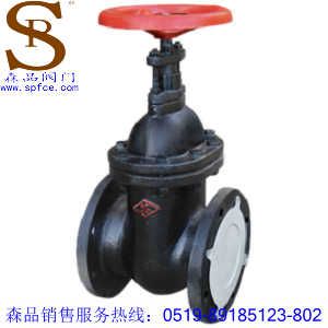 Z45T-10鑄鐵閘閥、鑄鐵法蘭暗桿閘閥SPZ45T-10